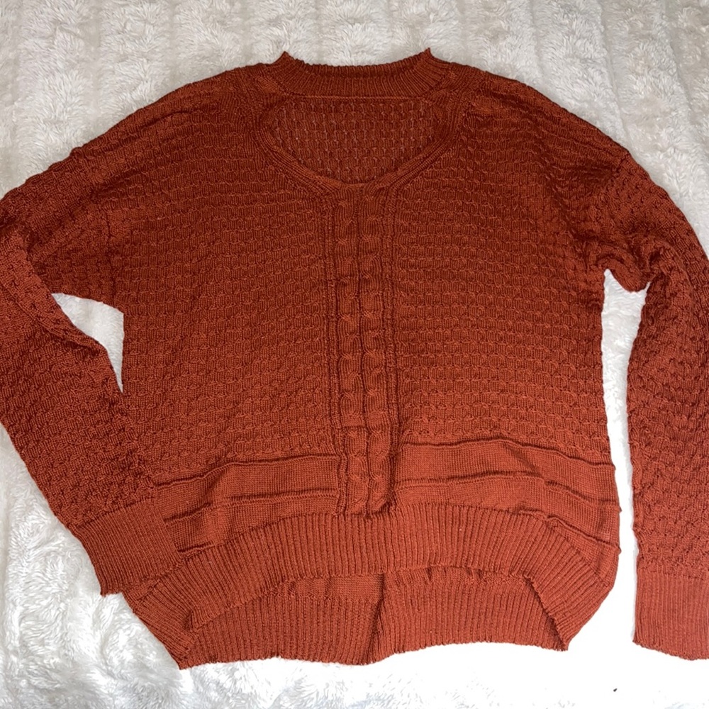 Brown Knitted Sweater